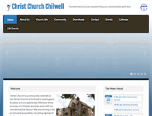 Tablet Screenshot of christchurchchilwell.org.uk